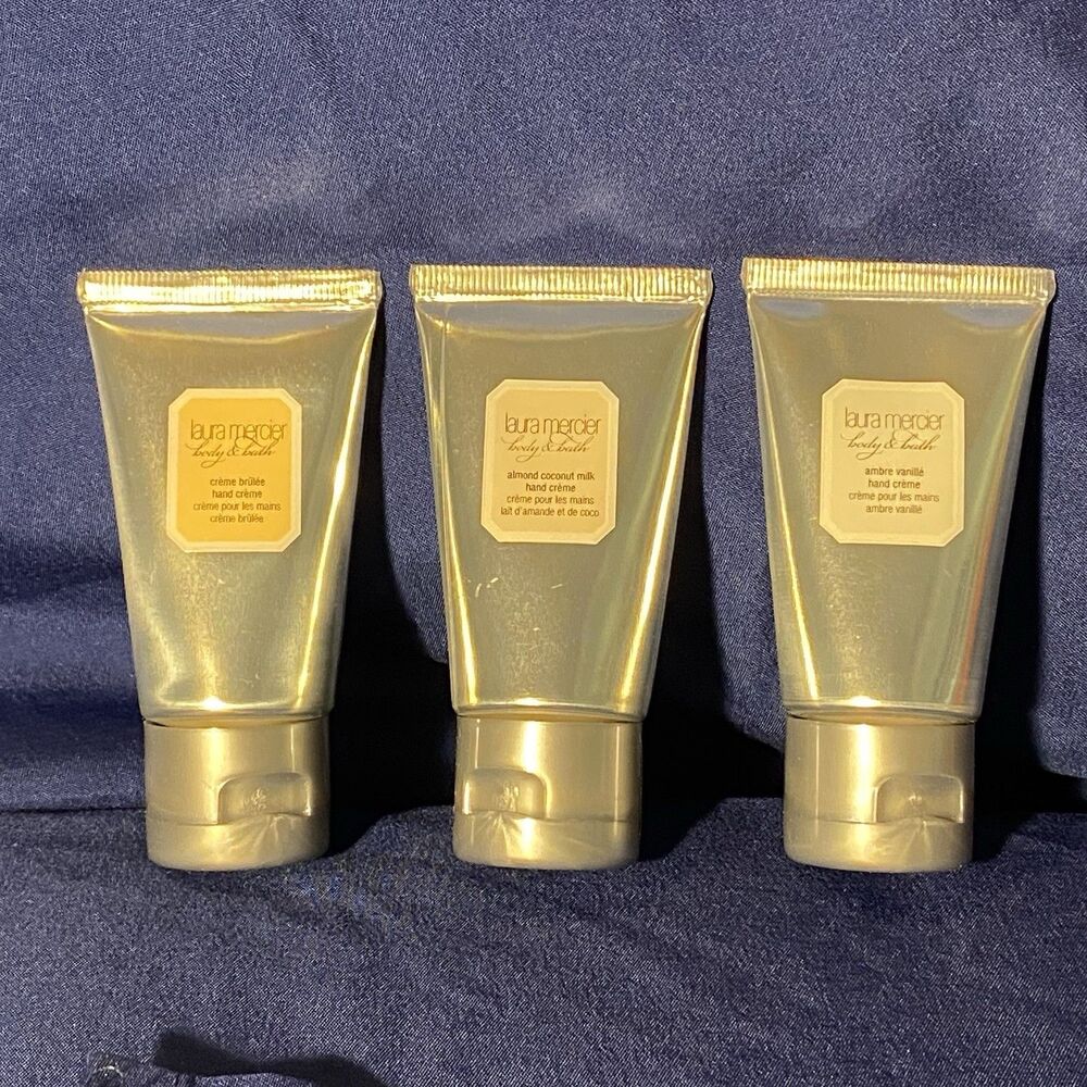 Laura Mercier Hand & Body Crème – Lot of 3 (1oz Each) – Brand New